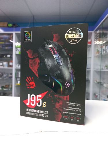 Игровая проводная мышь Bloody J95s RGB Gaming mouse